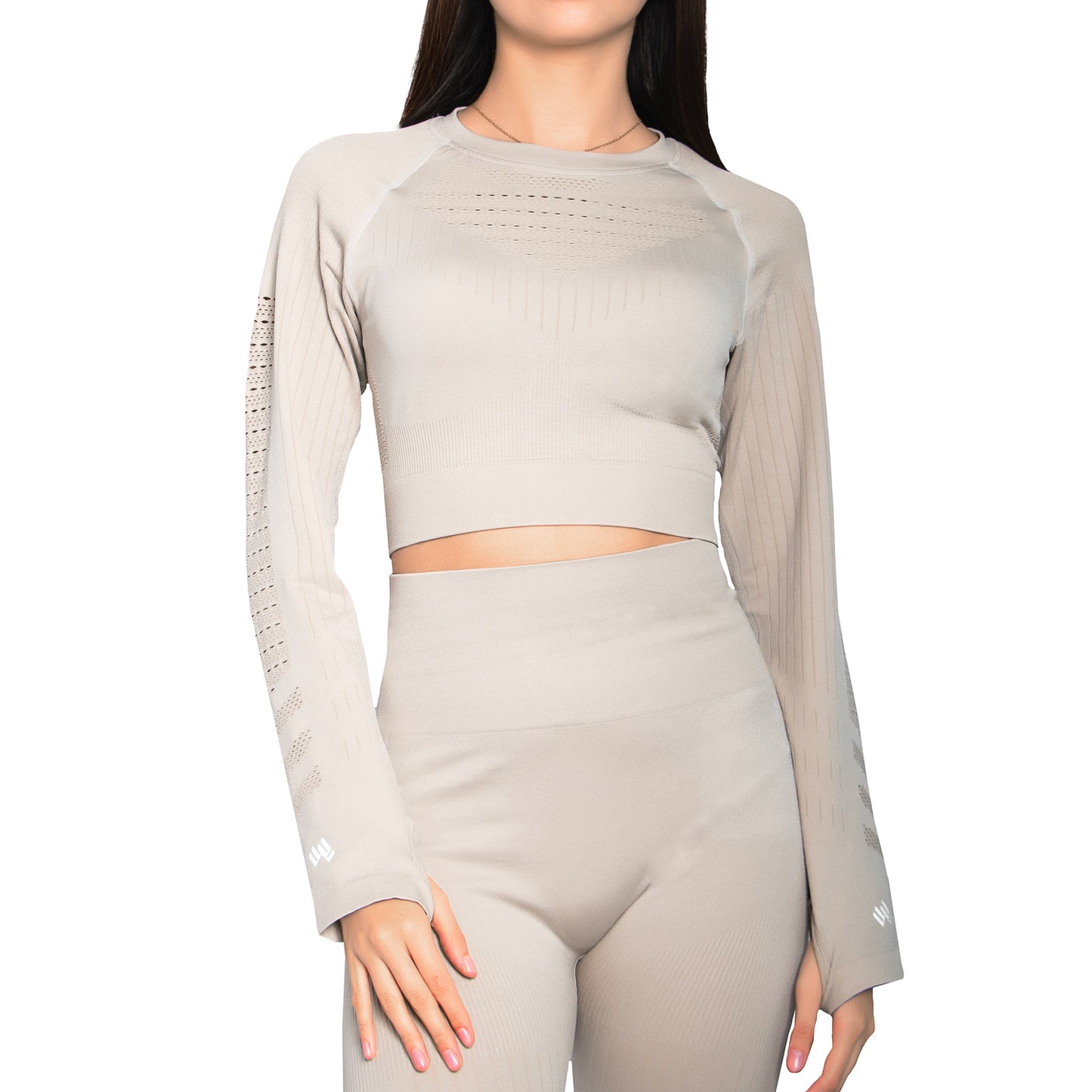 Conjunto Deportivo ActiveWear Beige