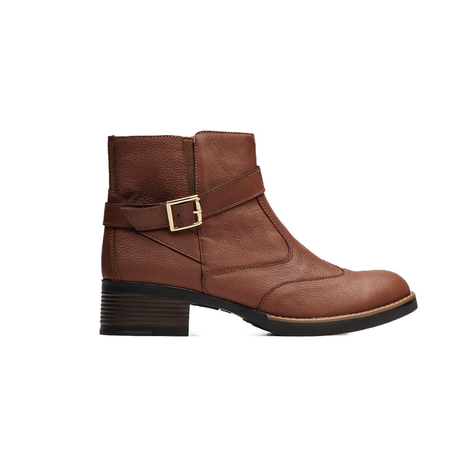 Botin de Cuero Walking Mujer KB004 Toffe