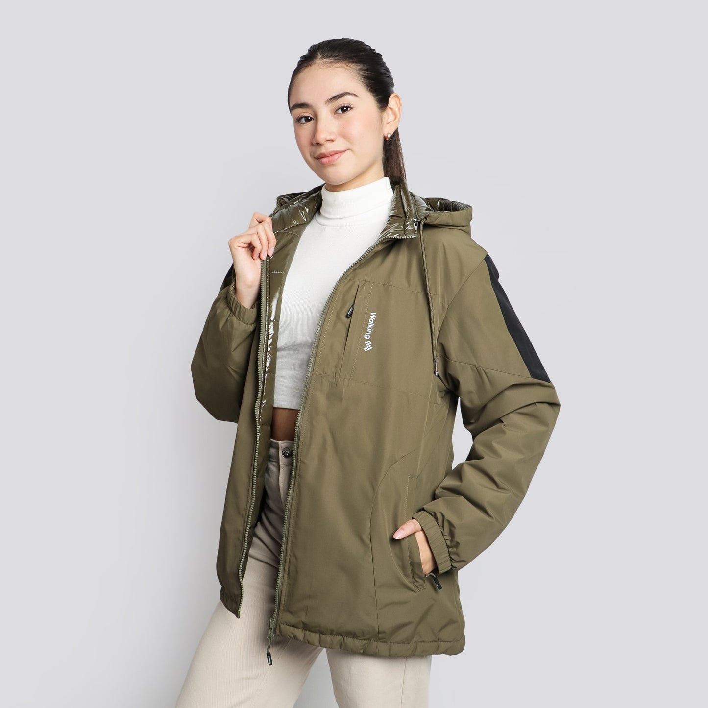 Casaca Termica Mujer MSD20110 Army Green