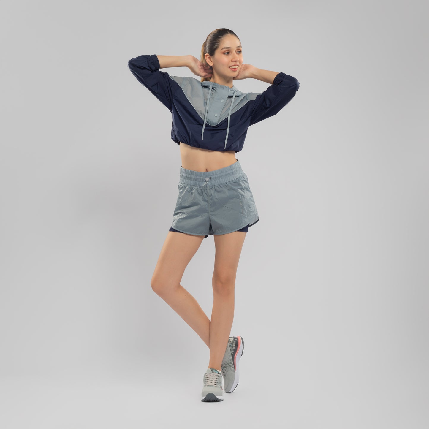 Casaca y Short Deportivo Mujer Walking